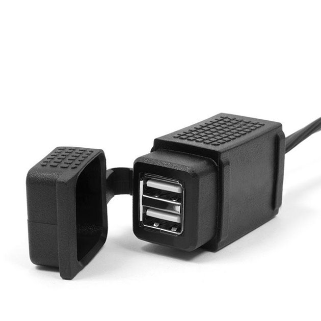 Gniazdko motocyklowe 2x USB BMW i Triumph - BTMUS43