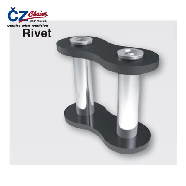 Zakuwka łańcucha 520 DZO O-RING BRONZE RIVET (drążona) CZ | CZ520DZORIVBR