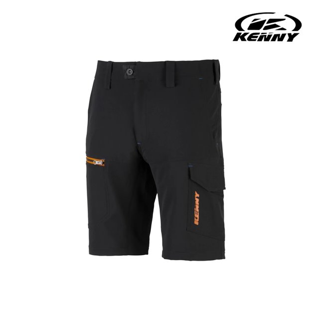 Spodenki Racing Black/Orange 40 (3XL) Kenny Racing | 221-6006021-40