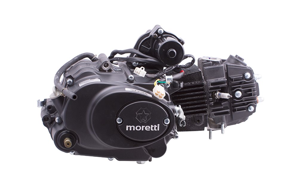 Silnik Moretti poziomy 152FMH, 110cc 4T, 4-biegowy manual, czarny (bez oleju) 139FMB Motorower biegowy