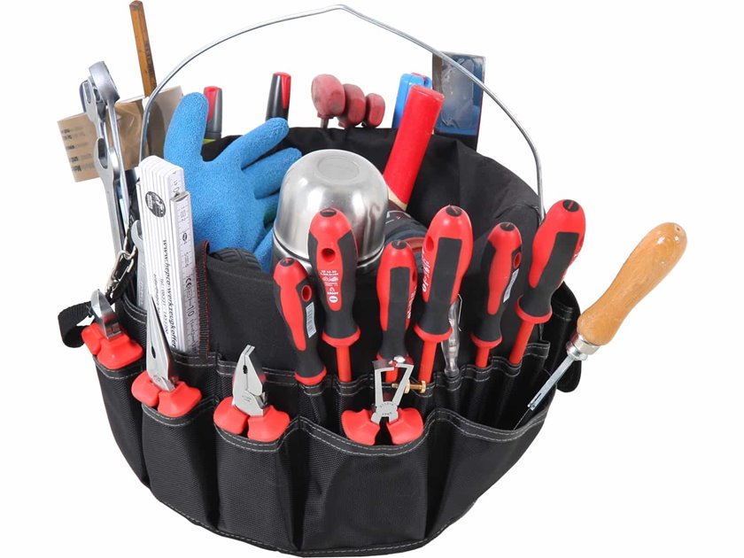 Polytex 5860 Torba na narzędzia do wiadra budowlanego o pojemności 10–15 l Hepco Becker