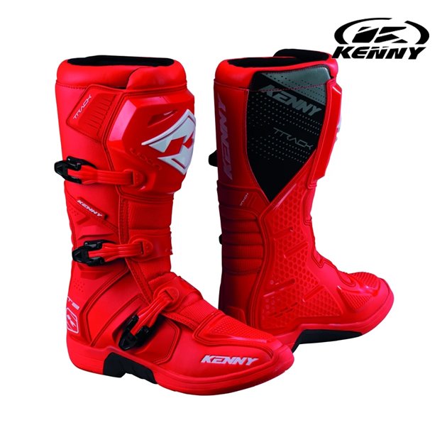 Buty Cross/Enduro Track T2 Red Czerwony 45 Kenny Racing | 261-7103010-4501