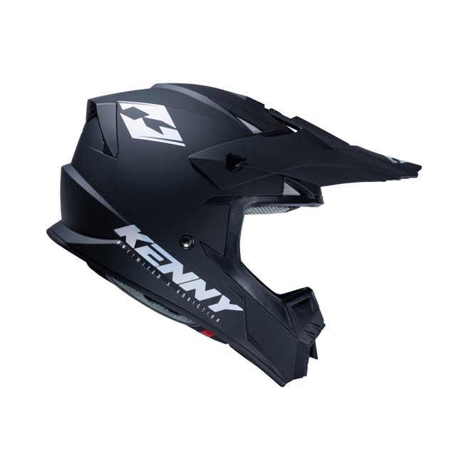 Kask Cross/Enduro Track Solid Matt Black Holographic Czarny/Szary XXL (63-64 cm) Kenny Racing | 231-0303022-58