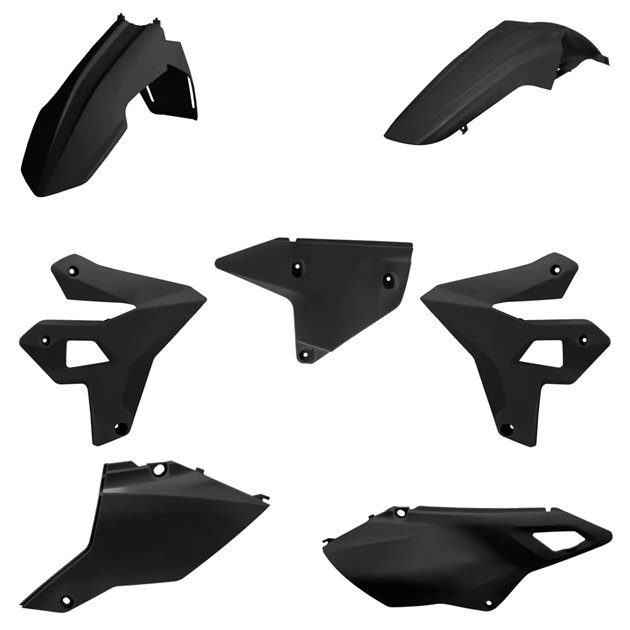 Zestaw plastików Body Kit Polisport Suzuki DR-Z 400E 00-24 DR-Z 400S 00-08 DR-Z 400SM 04-08 Restyling czarny | 91589
