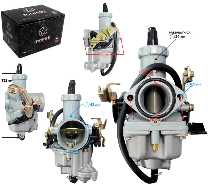 Gaźnik CG200 PZ30 200cc motocykl ATV Moretti