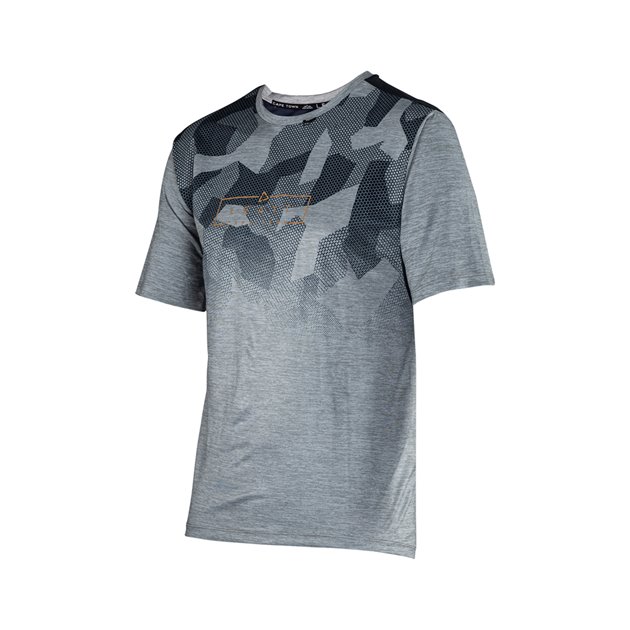 Koszulka rowerowa MTB Trail 1.0 Jersey Granite kolor szary rozmiar M Leatt | 5024130432