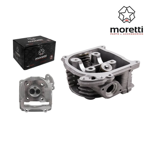 Głowica Moretti do skutera 4T 50cc 139QMB długie zawory Skuter 4T