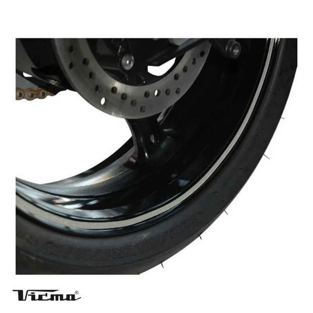 Taśma odblaskowa na rant felgi szara VICMA | 1081995002