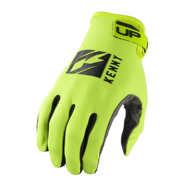 Rękawice Cross/Enduro/MTB Up Żółty Fluo/Czarny XL Kenny Racing | 241-2508011-1197