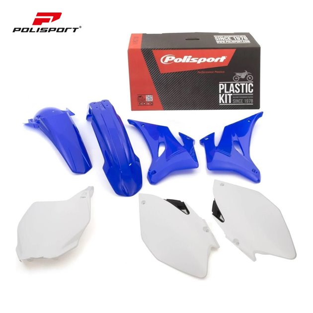 Komplet Plastików Yamaha YZ 250F, 450F Niebieski Biały Polisport | 90117