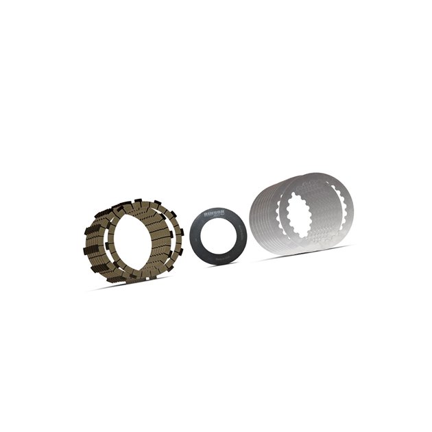 HINSON ZESTAW TARCZE SPRZĘGŁOWE Z PRZEKŁADKAMI I SPRĘŻYNĄ DDS GAS GAS EC/EX/MC 250/300/350/450/500 2023-2026; HUSQVARNA FC/FE/FS/FX/TC/TE/TX 250/300/350/450/501 2022-2026; KTM EXC/EXC-F/ SX/SX-F/XC/XC-F/SMR/XW-F 250/300/350/450/500 2022-2026