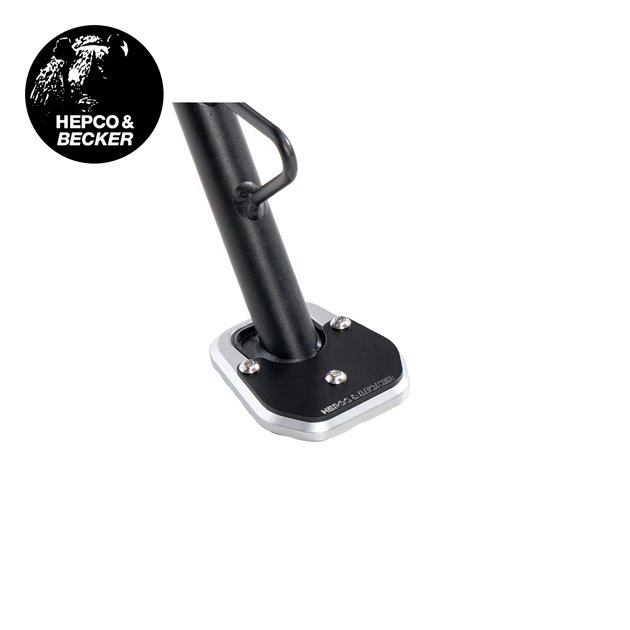 Poszerzenie stopki bocznej CF MOTO 125 NK, czarno-srebrne Hepco & Becker | 42117710 00 91