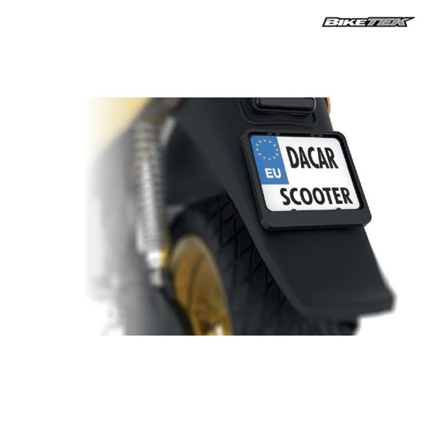 Ramka pod tablicę rejestracyjną Skuter Czarny BIKETEC | R0188