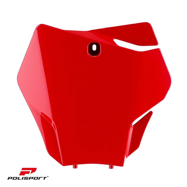 Pole numerowe (plastron) GAS GAS MC 125, MC 250/450F, EX 250/350, EX-250/350/450F OEM czerwony Polisport | 8668100003
