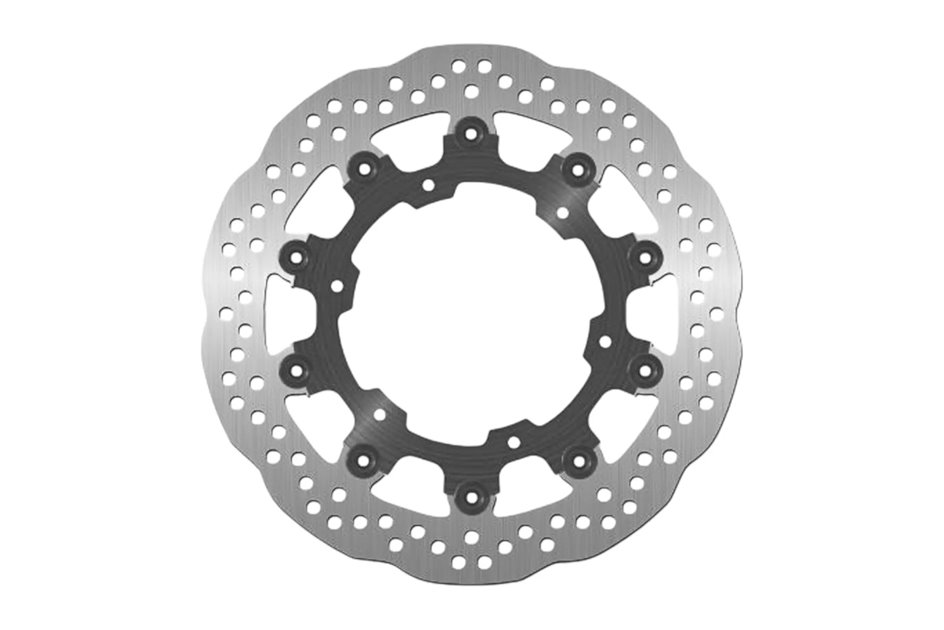Tarcza hamulcowa przód Yamaha XV1600 Wild Star, XVZ1300 (298X132X5mm) (6X10,5mm) WAVE PŁYWAJĄCA | NG395X
