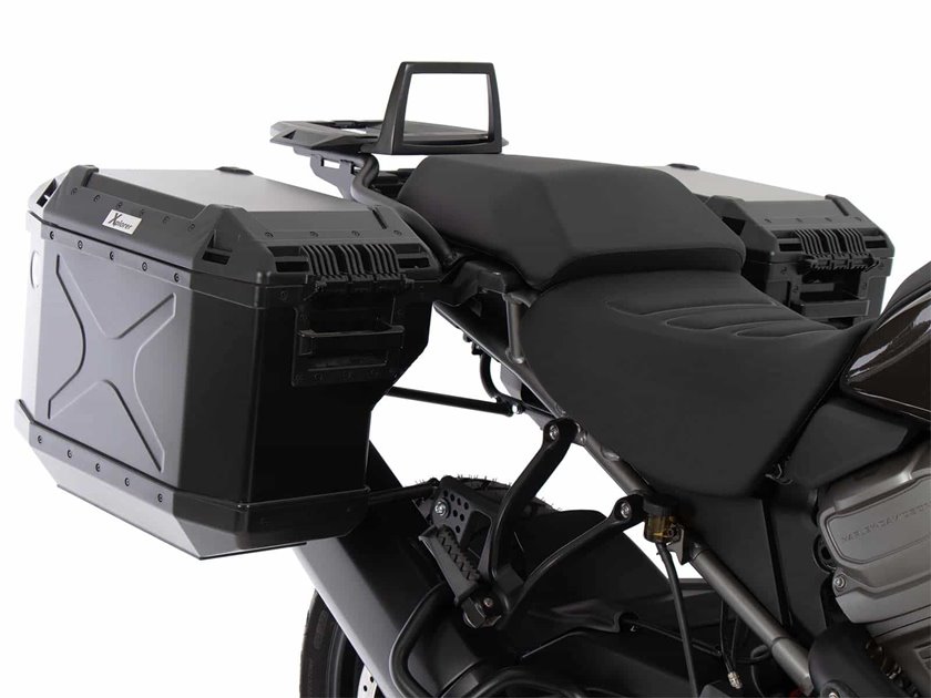 Stelaż Cutout + kufry boczne Xplorer Harley-Davidson Pan America 1250 / Special 2021-2026 Hepco Becker | 6517600 00 01-01-40