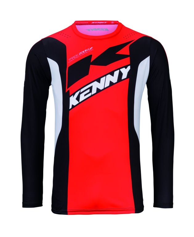 Koszulka Cross/Enduro Track Zoom Red Czerwony XXXL Kenny Racing | 261-3403011-5901