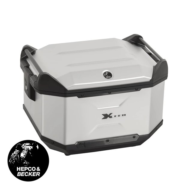 Kufer centralny Xceed 45L srebrny Hepco & Becker | 610224 00 09