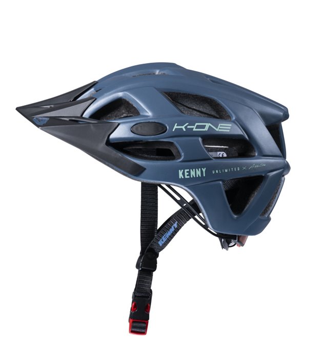 Kenny Racing Kask Rowerowy MTB K-One Mineral Niebieski/Czarny L/XL | 232-2004040-5602