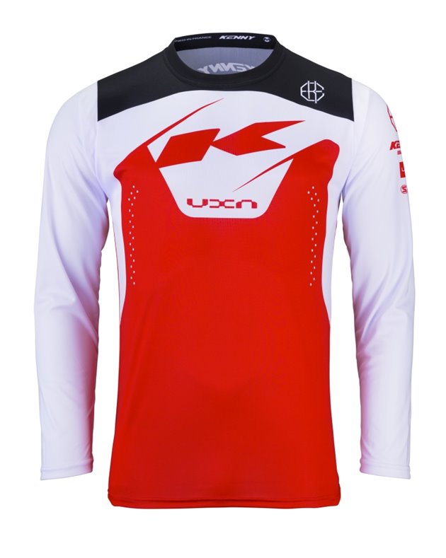 Koszulka Rowerowa MTB Kid Elite Red Rozmiar XS (10/12 lat) Kenny Racing | 242-3004043-5301