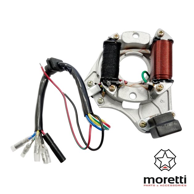 Stator, stojan, iskrownik alternatora do motoroweru Ranger Barton Classic 139FMB Motorower biegowy