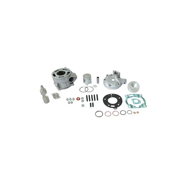 Cylinder kompletny z głowicą i zaworem wydechowym Nikasil STD Yamaha DT 125 R/RE/X, TDR 125, TZR125 56,00mm Athena | P400485100019