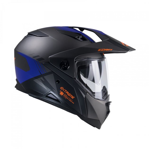 Kask Dual Adventure Extreme Graphic Gunmetal Matt XXL (63-64 cm) Kenny Racing | 251-0405020-5849