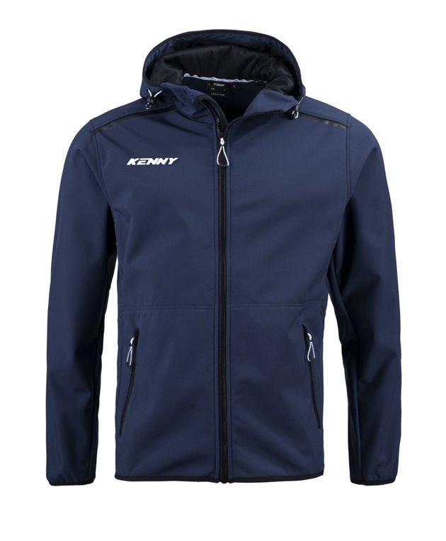 Kenny Racing Kurtka Przeciwdeszczowa Softshell Core Navy Niebieski XXL | 231-7806016-5820