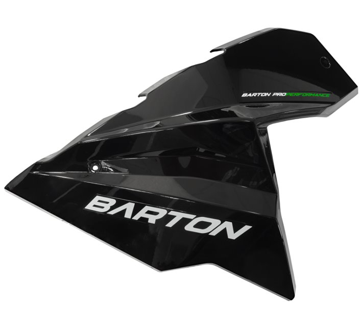 Obudowa boczna tylna lewa zielona Barton Blade R