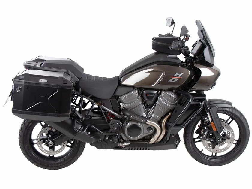 Stelaż Cutout + kufry boczne Xplorer Harley-Davidson Pan America 1250 / Special 2021-2026 Hepco Becker | 6517600 00 01-01-40
