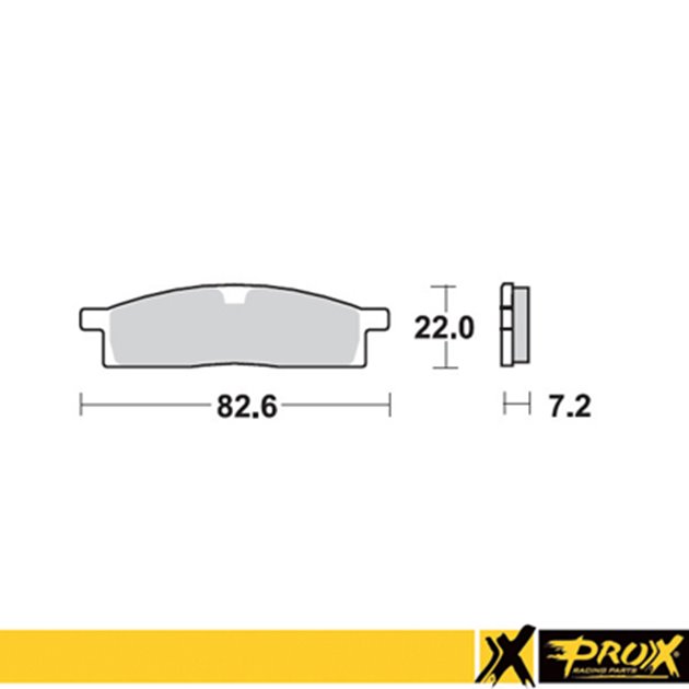 Klocki hamulcowe kh119 YAMAHA YZ 80/85 '93-19, YZ 65 '19-20, TTR 125 '00-18 PRZÓD ProX