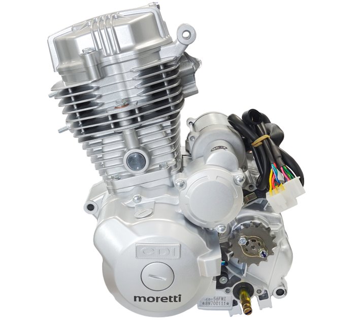 Silnik Moretti pionowy 156FMI, 125cc 4T, 5-biegowy manual (bez oleju)
