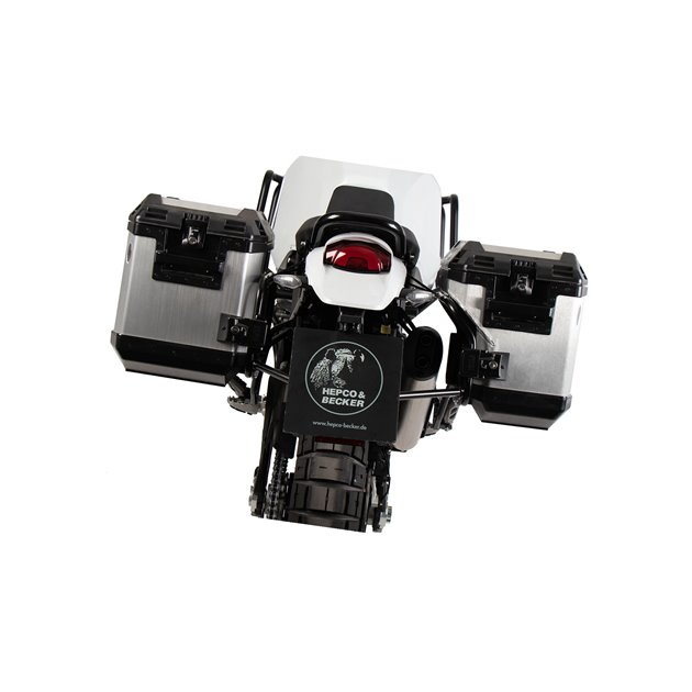 Stelaż Cutout + kufry boczne Xplorer Ducati DesertX 2022-2026 Hepco Becker | 6517638 00 01-00-40