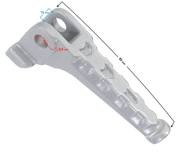 Podnózek, stopka (set pasażera prawy) VOGE 300 Rally