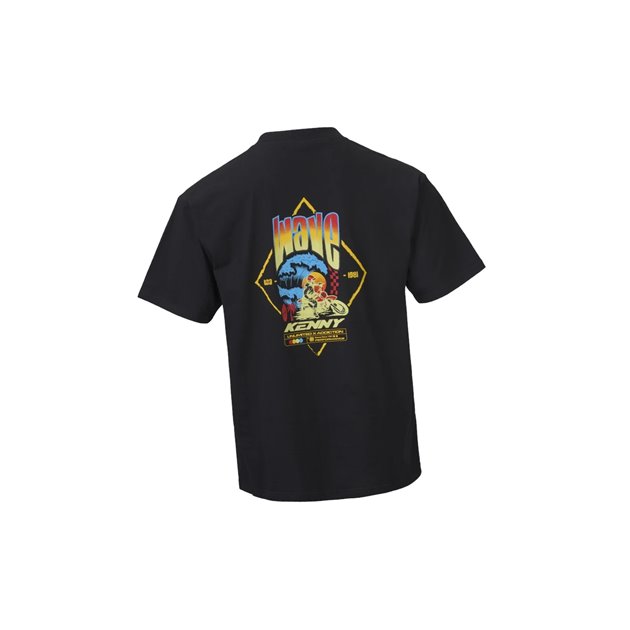 T-shirt Wave Oversize Black XXL Kenny Racing | 261-5005010-5809
