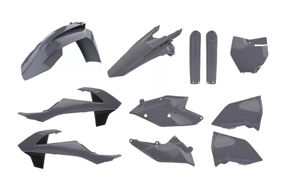 Zestaw plastików Body Kit Polisport szary | 90825