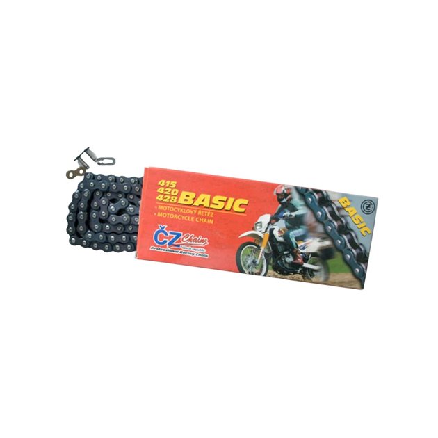 CZ ŁAŃCUCH NAPĘDOWY 428 BASIC (428S) (116 OGNIW) (19,2 KN) + ZAPINKA