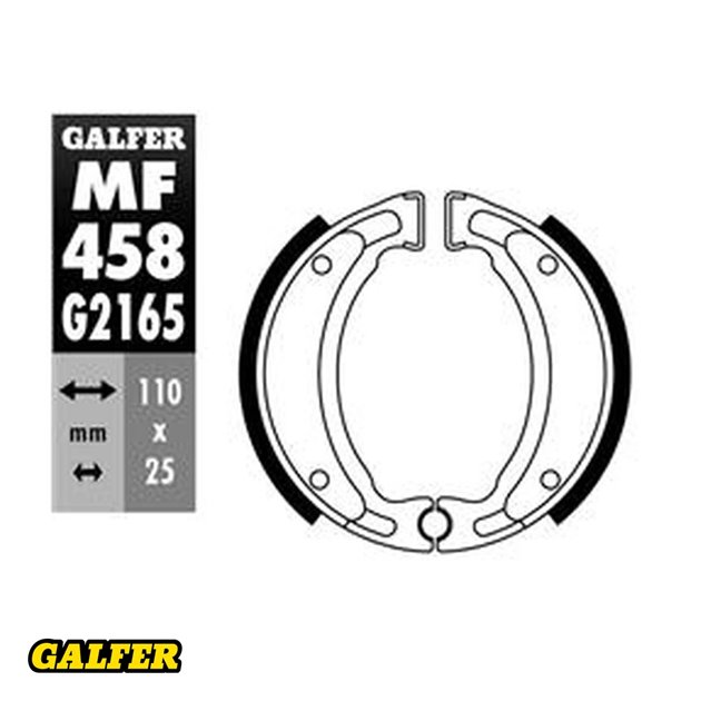 GALFER SZCZĘKI HAMULCOWE TYŁ SH503 (Y503) YAMAHA CYGNUS 125 1995-2002, NEOS 50 1997-2009, SR 125 1982-2002, TT 225 1986-2004, YFA 125 1991-1993, YFM 200 1986-1989, YFM 225/350 1986-1988, YFS 200 1988-2002