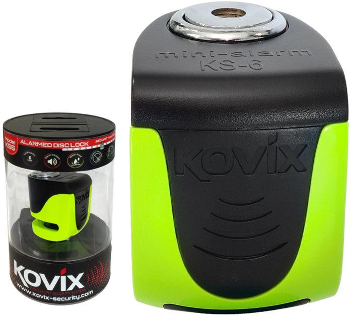 Blokada tarczy hamulcowej KOVIX KS6 fluo zielony