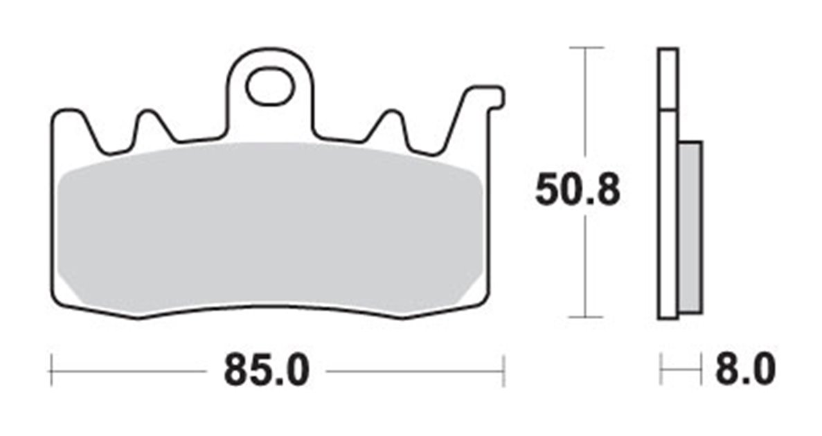 Klocki hamulcowe KH630 RACING DUAL SINTER KOLOR ZŁOTY TARCZA LEWA PRZÓD PASUJE DO: APRILIA, BMW, DUCATI (STOSOWAĆ Z 900DS-2) (PATRZ OPIS DODATKOWY), (NA ZAMÓWIENIE - bok@olekmotocykle.pl)