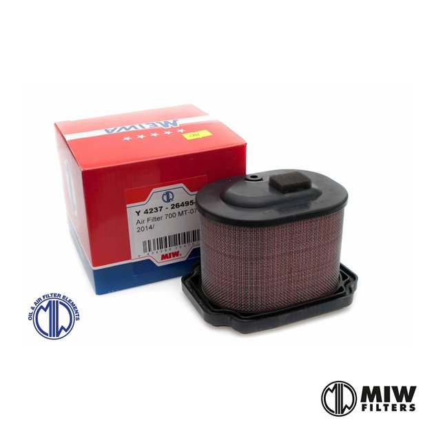 MIW (MEIWA) FILTR POWIETRZA YAMAHA FZ 07 ABS (15-16), MT 07 (14-16), XSR 700 , xtz 690, tenere 700, t7 (16) (HFA4707) (50)
