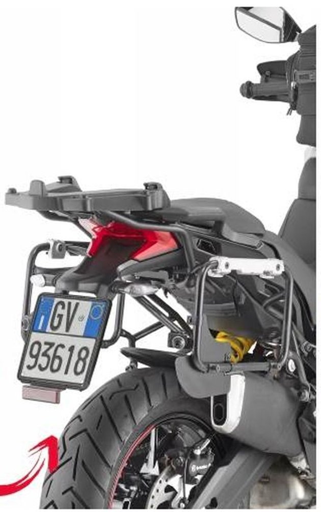 Stelaż kufrów bocznych szybkiego montażu monokey cam side Ducati multistrada 950 s (19), multistrada enduro 1260 (19) - pod kufry kfr k'force alu KAPPA