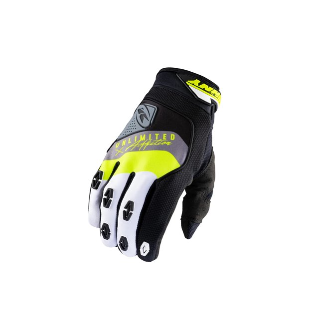 Rękawice cross/enduro Safety Black/Grey/Yellow XXL Kenny Racing | 211-2905011-1246