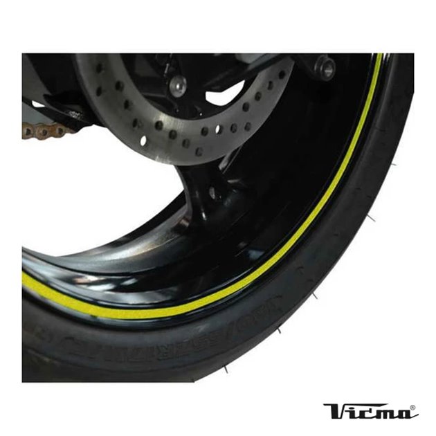 Taśma odblaskowa na rant felgi żółta VICMA | 1081995006