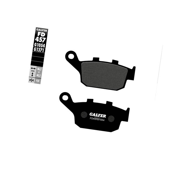 Klocki hamulcowe KH496 PÓŁMETALICZNE Galfer | FD457G1054