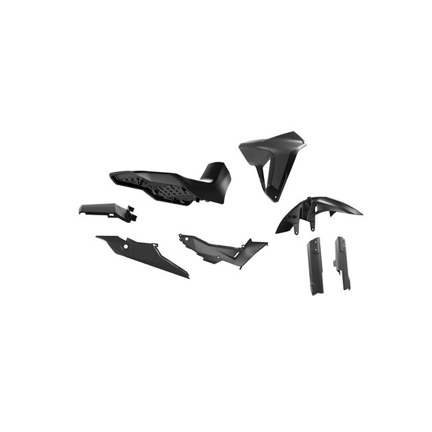 Komplet plastików z siedzeniem Revolution Honda XL 750 TRANSALP Czarny Racetech | KITALP-NR0-024