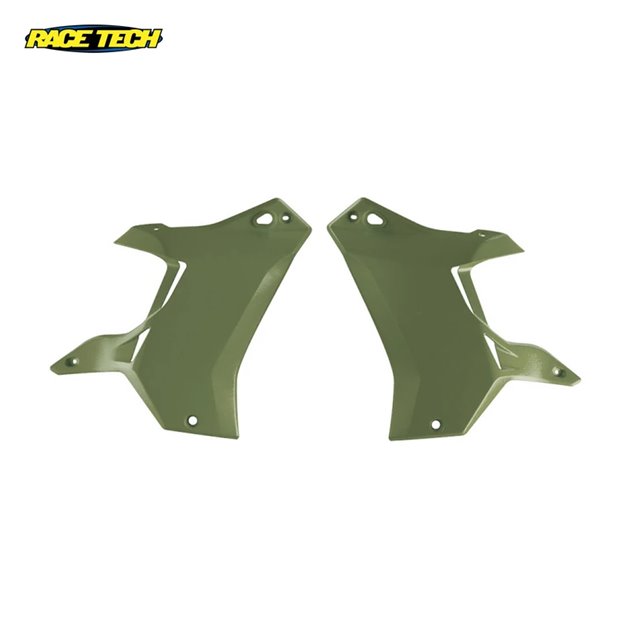 Osłony chłodnicy (lewa/prawa) T7 Revolution Yamaha TENERE 700 Ciemny zielony Racetech | CVT7VM00024