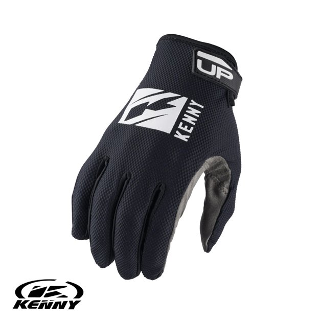 Rękawice Cross/Enduro/MTB Up Black/Biały Rozmiar XS Kenny Racing | 241-2508011-0709