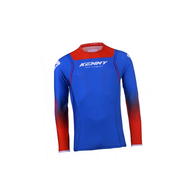 Koszulka cross/enduro Kenny Racing Titanium Patriot Niebieski/Czerwony XL | 251-3301011-5728