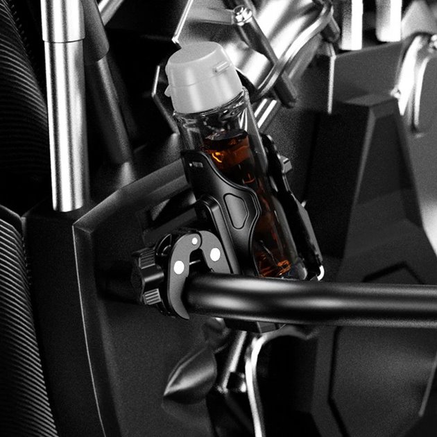 Uniwersalny uchwyt na bidon, butelkę i termos – idealny do motocykla, skutera, roweru